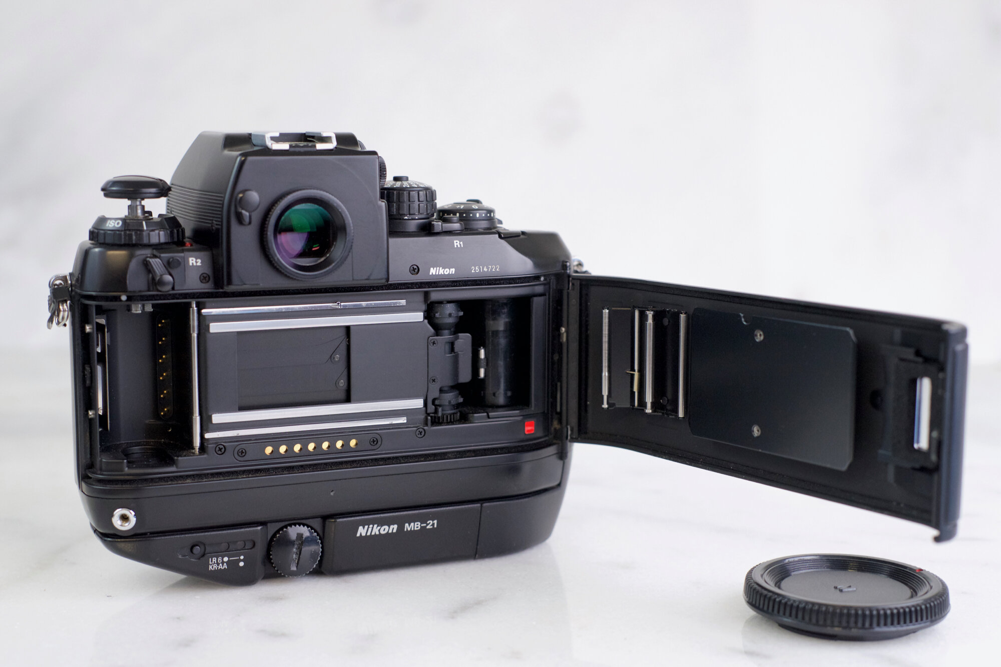Nikon F4 (F4S) Professional 35mm Film SLR Camera with MB-21
